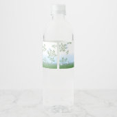 ラムブルーフローラベビーシャワー ペットボトルラベル (裏面)