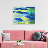 ラムプレイ川 |ニューハンプシャー キャンバスプリント (インサイチュ (リビング))