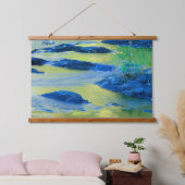 ラムプレイ川 |ニューハンプシャー 吊り下げ型タペストリー (寝室)