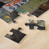 ラムポイントで投稿に署名する。グランドケイマン ジグソーパズル (側面)