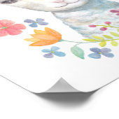 ラムポスターカワイイベビー羊子供部屋ウォールアートプリント ポスター (角)