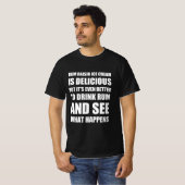 ラムレーズンアイスクリームおもしろい引用文 Tシャツ (正面フル)