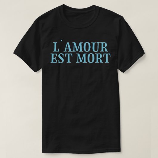 ラムールエストモートブルー Tシャツ (デザイン正面)