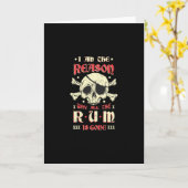 ラム海賊 カード (黄色い花)