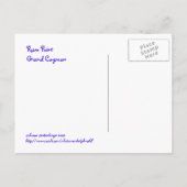 ラム点、Gr.Cayman、看板はがき ポストカード (裏面)