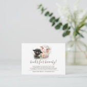 ラム男女兼用赤ちゃんシャワー エンクロージャーカード (スタンド正面)