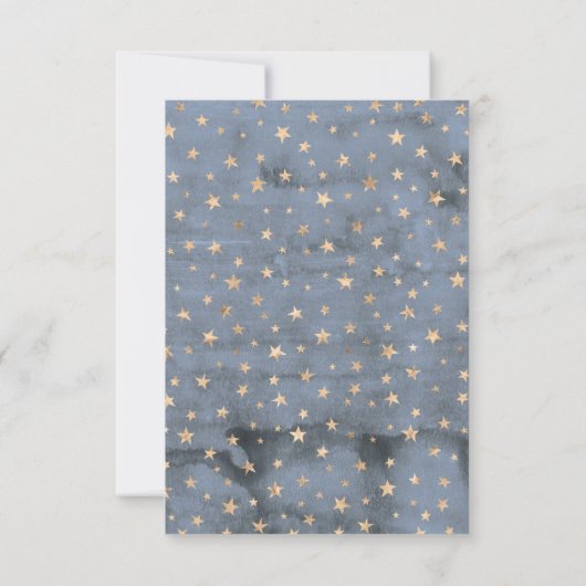 ラム男女兼用赤ちゃんシャワー サンキューカード (裏面)