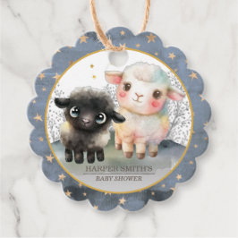 ラム男女兼用赤ちゃんシャワー フェイバータグ