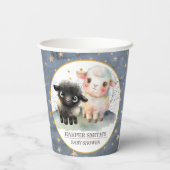 ラム男女兼用赤ちゃんシャワー 紙コップ (裏面)