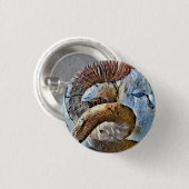 ラム羊の養殖動物 缶バッジ (正面&裏面)