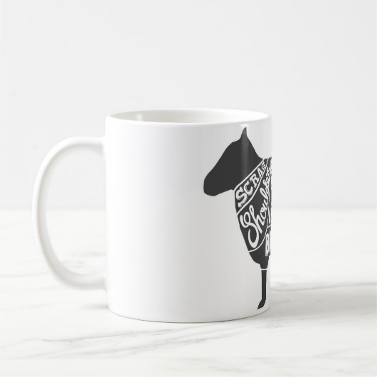 ラム肉切りチャート コーヒーマグカップ (左)