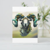 ラム色彩の鮮やか サンキューカード (スタンド正面)