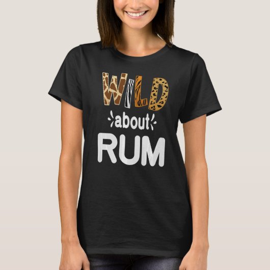 ラム酒に酔っている Tシャツ (正面)