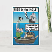 ラム酒のジョーク。 カード (正面)