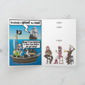 ラム酒のジョーク。 カード (内部)