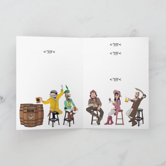 ラム酒ジョーク カード (内部)