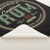 ラム酒パーソナライズされたボトルラベルバー シェルパブランケット (3/4)