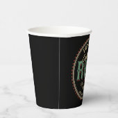 ラム酒パーソナライズされたボトルラベルバー 紙コップ (右)