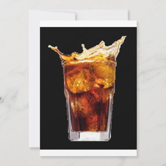 ラム&コーラパーティの招待状 招待状 (正面)