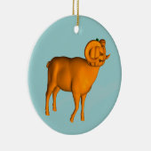 ラム セラミックオーナメント (右)