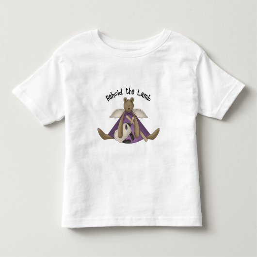 ラム・トドラーのクリスチャンの短い袖を見る トドラーTシャツ (正面)