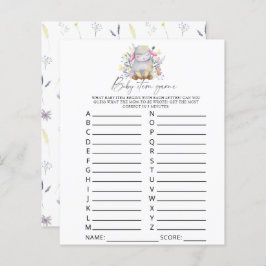 ラム – ベビーアイテムゲーム。赤ちゃんシャワーゲーム