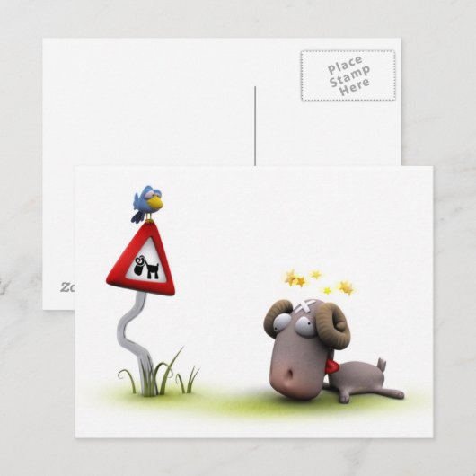 ラム ポストカード (正面/裏面)