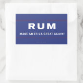 ラム・メイク・アメリカ素晴らし再び 長方形シール (バッグ)