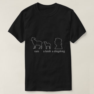 ラム・ラム・ディンドン面白いミームTシャツ Tシャツ