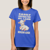 ラム ローガン ジョシュ カレー好きに気を取られる Tシャツ (正面)