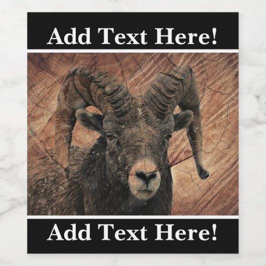 ラム ワインラベル (シングルラベル)