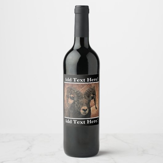 ラム ワインラベル (正面)