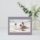 ラム・ヴィンテージ・クリスマスの豚 シーズンポストカード (スタンド正面)