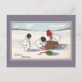 ラム・ヴィンテージ・クリスマスの豚 シーズンポストカード (正面)