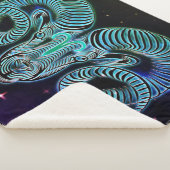 ラム〔占星術の〕十二宮図毛布 シェルパブランケット (3/4)