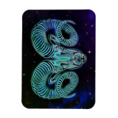 ラム〔占星術の〕十二宮図磁石の結線 マグネット (縦)