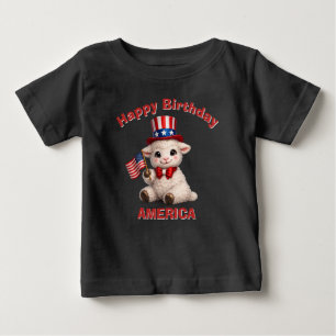 ラム (5f) 愛国少年Tシャツ ベビーTシャツ