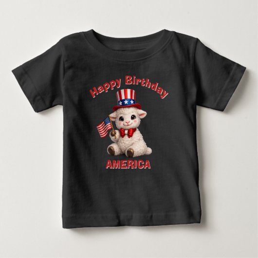 ラム (5f) 愛国少年Tシャツ ベビーTシャツ (正面)