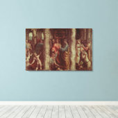 ラメの癒し(The Healing of the Lame Man) （Sistiの漫画） キャンバスプリント (インサイチュ (ウッドフロア))