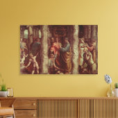 ラメの癒し(The Healing of the Lame Man) （Sistiの漫画） キャンバスプリント (インサイチュ (リビング))