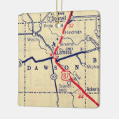 ラメサTXヴィンテージマップ セラミックオーナメント (左)