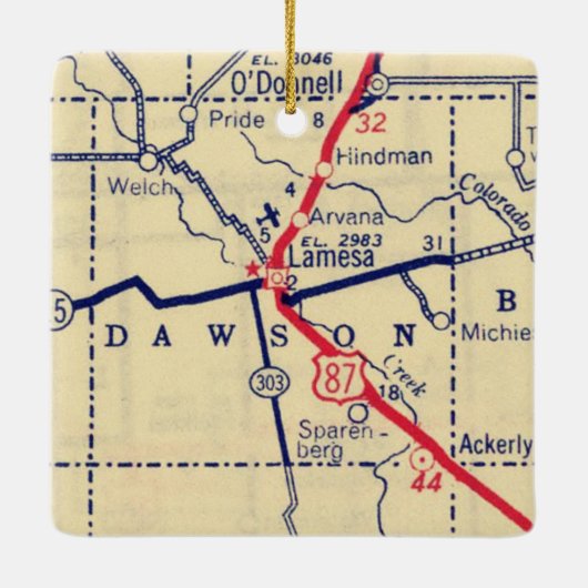 ラメサTXヴィンテージマップ セラミックオーナメント (裏面)