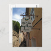 ラメゾンデパピロンムージーのはがき ポストカード (正面/裏面)