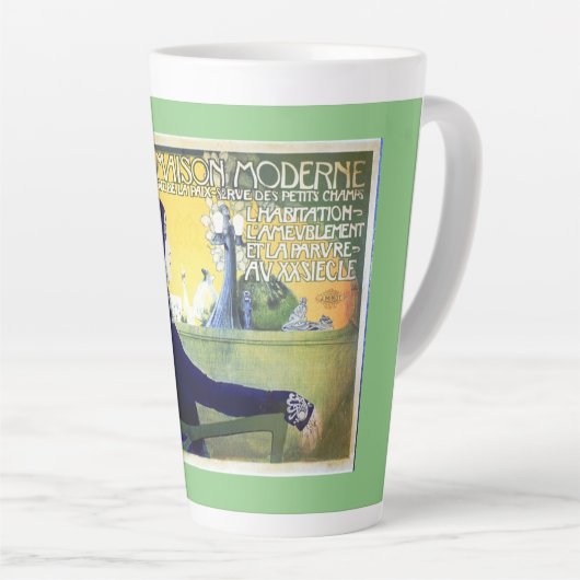 ラメゾンモデルヌアートノヴォー カフェラテマグ (右アングル)