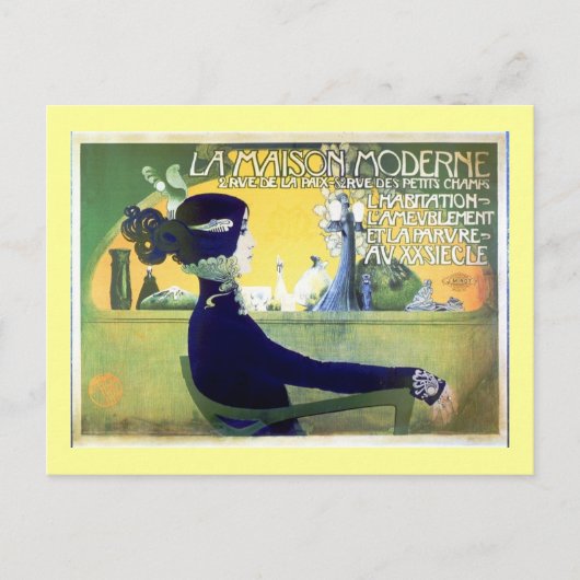 ラメゾンモデルヌアートノヴォー ポストカード (正面)