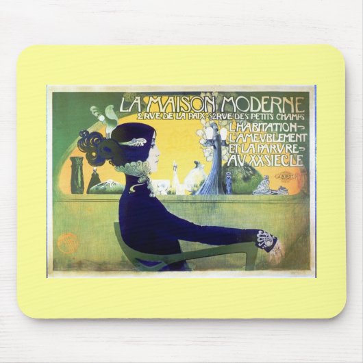 ラメゾンモデルヌアートノヴォー マウスパッド (正面)