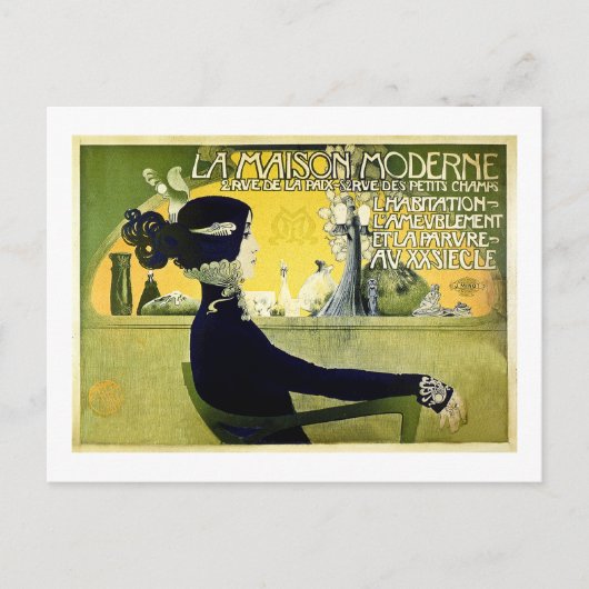 ラメゾンモデルヌ – ヴィンテージ1905 ポストカード (正面)