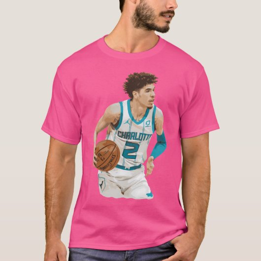 ラメロボールルーキーバスケットボール Tシャツ (正面)