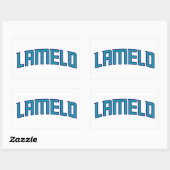 ラメロボール – シャーロッテバスケットボール 長方形シール (シート)