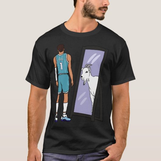 ラメロ・ボール・ミラー・ヤギ Tシャツ (正面)